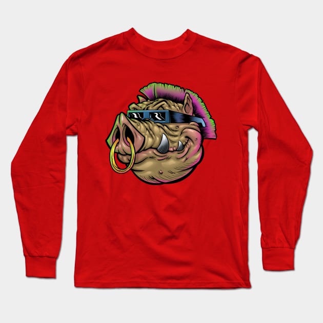 BeBop Front Tee Long Sleeve T-Shirt by Sonic-Boom-Studios